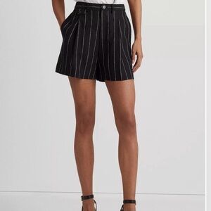 Ralph Lauren Black and white Striped Women's Shorts size 6 NWT